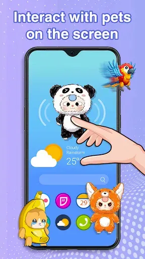 Скриншот 2 — Shimeji Pet On Screen