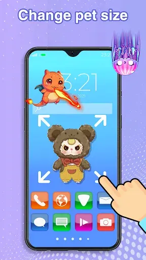 Скриншот 3 — Shimeji Pet On Screen