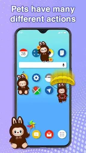 Скриншот 4 — Shimeji Pet On Screen