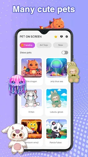 Скриншот 5 — Shimeji Pet On Screen