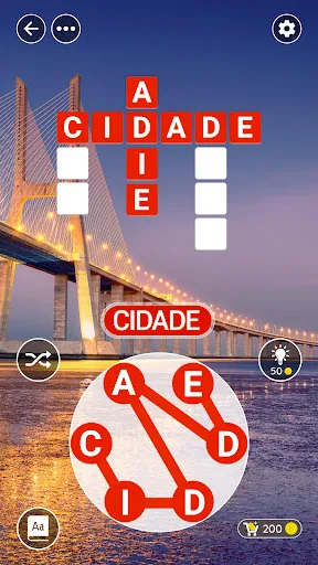 Скриншот 2 — Cidade das Palavras:Cruzadinha