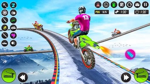 Скриншот 2 — Bike Stunt 3D Bike Racing Game