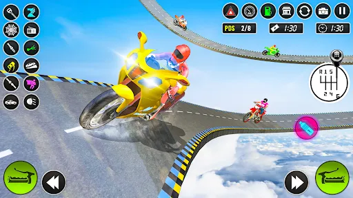 Скриншот 5 — Bike Stunt 3D Bike Racing Game
