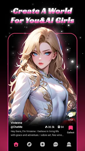 Скриншот 2 — Chat Me : Talk to Her AI