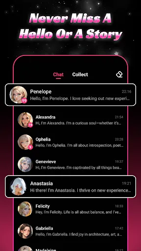 Скриншот 6 — Chat Me : Talk to Her AI