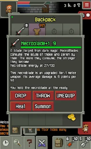 Скриншот 7 — Skillful Pixel Dungeon