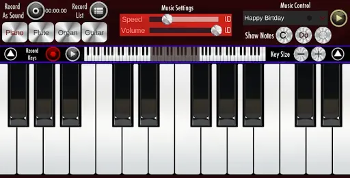 Скриншот 1 — Real Piano