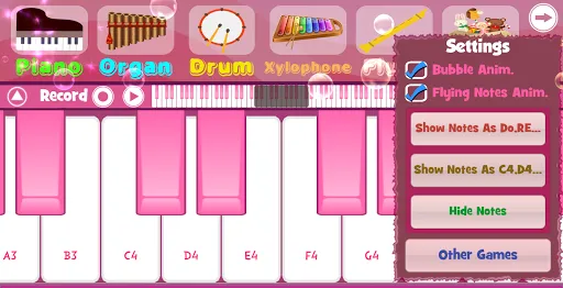 Скриншот 4 — Pink Piano