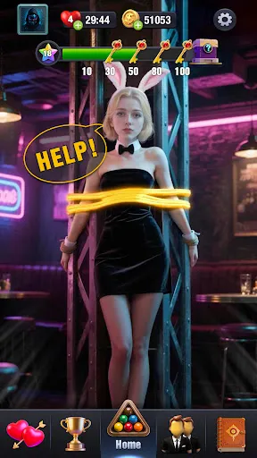 Скриншот 2 — Billiard Hero™️: Rescue Shot