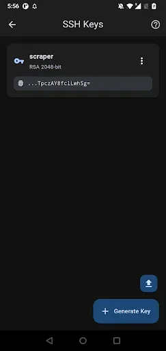 Скриншот 3 — Mobile Terminal - SSH клиент