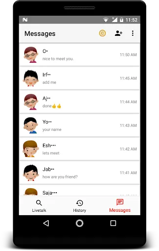 Скриншот 4 — Livetalk - Live Video Chat