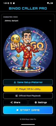 Скриншот 1 — Bingo Caller Pro: Лото