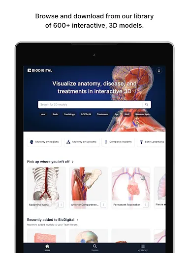 Скриншот 8 — BioDigital Human - 3D Anatomy