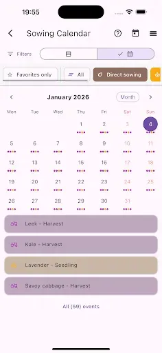 Скриншот 4 — PlantDays - Sowing Calendar