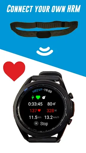 Скриншот 3 — HR2VP Watch Bike Computer