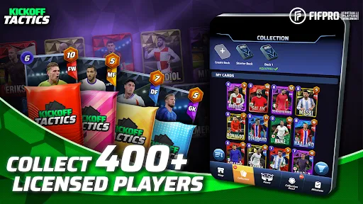 Скриншот 2 — Kickoff Tactics: Football CCG