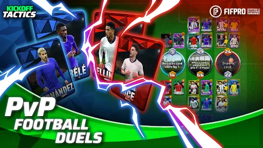 Скриншот 3 — Kickoff Tactics: Football CCG