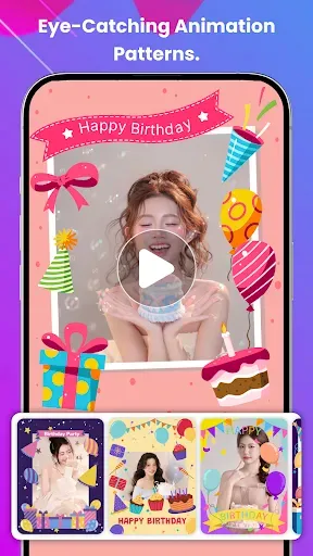 Скриншот 4 — Birthday Video Maker With Song