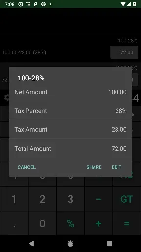 Скриншот 4 — Calculator - Tax, VAT and GST