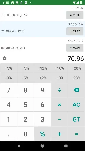 Скриншот 5 — Calculator - Tax, VAT and GST