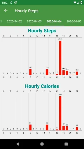 Скриншот 4 — Pedometer and Weight Tracker
