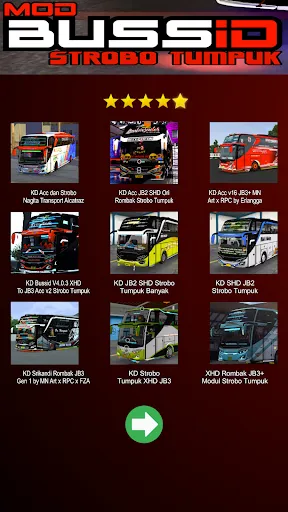 Скриншот 2 — Mod Bussid Bus Strobo Tumpuk