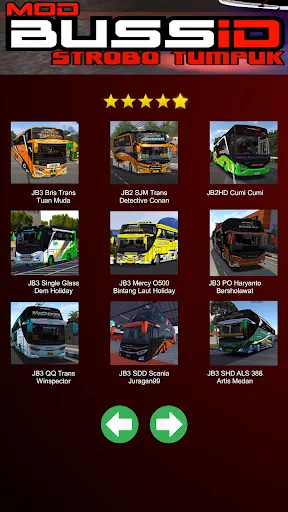 Скриншот 4 — Mod Bussid Bus Strobo Tumpuk