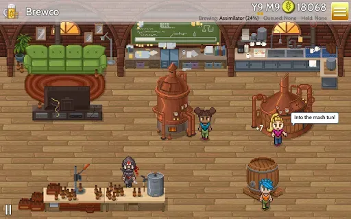 Скриншот 1 — Fiz : Brewery Management Game