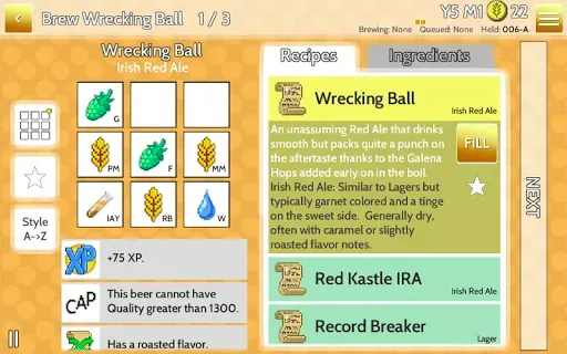 Скриншот 2 — Fiz : Brewery Management Game