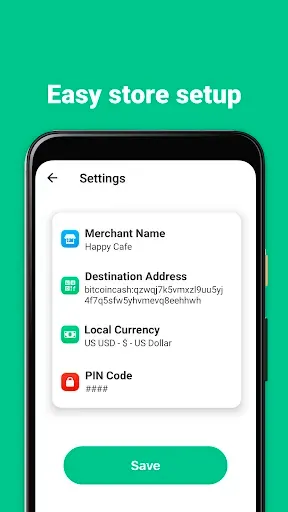 Скриншот 1 — Bitcoin Cash Register (BCH)