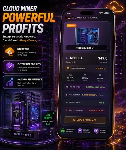 Скриншот 8 — Pro Miner Bitcoin Miner Cloud