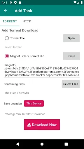 Скриншот 2 — BitComet - Download Torrent
