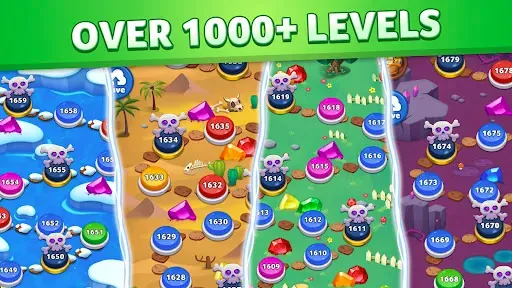 Скриншот 3 — Три в Ряд : Jewel Match King