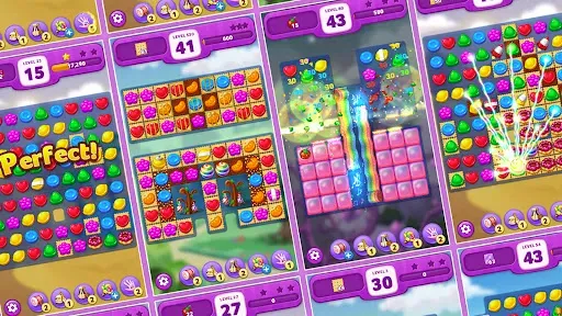 Скриншот 2 — Lollipop: Sweet Taste Match 3