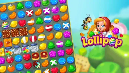 Скриншот 3 — Lollipop: Sweet Taste Match 3