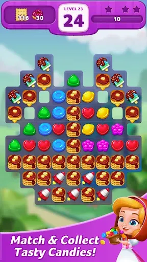 Скриншот 4 — Lollipop: Sweet Taste Match 3