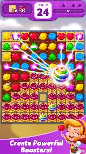 Скриншот 5 — Lollipop: Sweet Taste Match 3