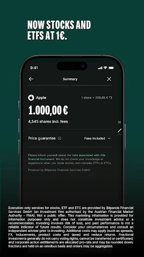 Скриншот 2 — Bitpanda: Buy Crypto & Stocks