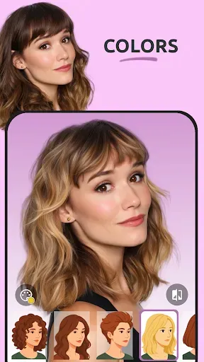 Скриншот 2 — HairSwap: AI Hairstyle Try-On