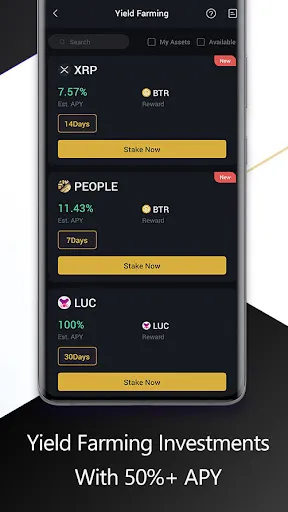 Скриншот 2 — Bitrue - купить криптовалюту