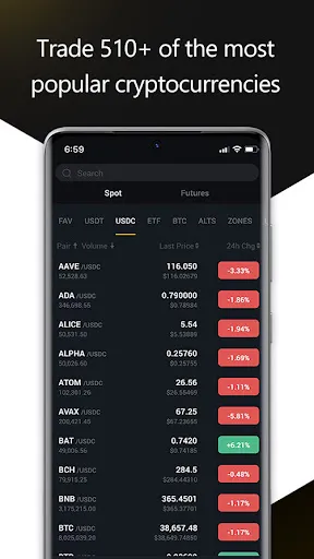 Скриншот 5 — Bitrue - купить криптовалюту