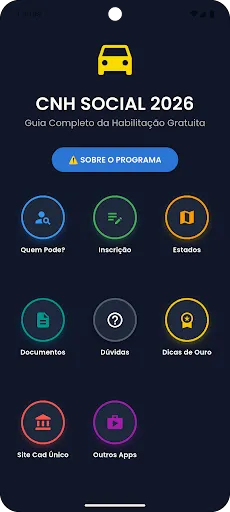 Скриншот 2 — CNH Social: CNH Gratuita Guia