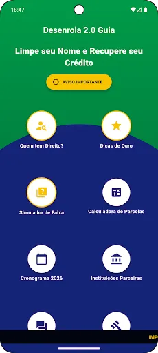 Скриншот 2 — Desenrola Brasil 2026 Guia