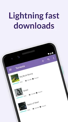 Скриншот 1 — BitTorrent Pro - Torrent App