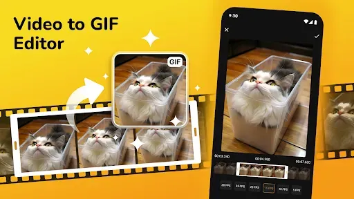 Скриншот 1 — Создатель GIF: редактор GIF