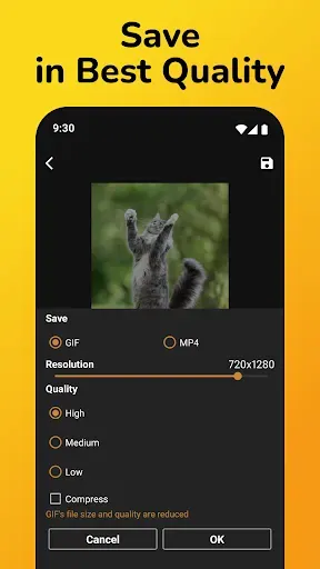 Скриншот 6 — Создатель GIF: редактор GIF