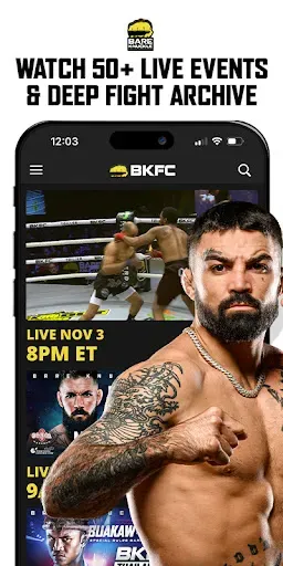 Скриншот 1 — Bare Knuckle BKFC