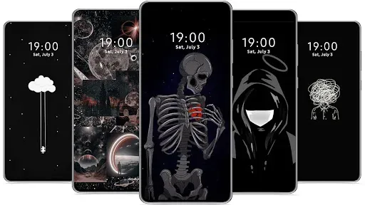 Скриншот 3 — Черные эстетические обои