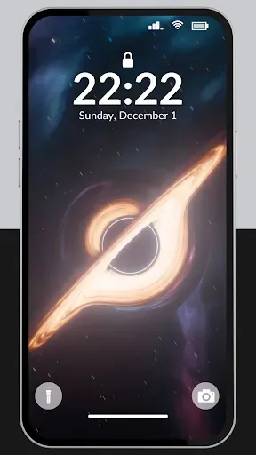 Скриншот 3 — Dark Black Hole Wallpaper 4K