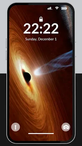 Скриншот 4 — Dark Black Hole Wallpaper 4K